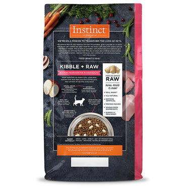 Nature's Variety® Instinct® Raw Boost Indoor Health All Life Stage Dry Cat Food - Rabbit